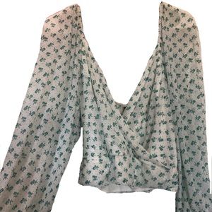 “Free People” Bell sleeve shirt